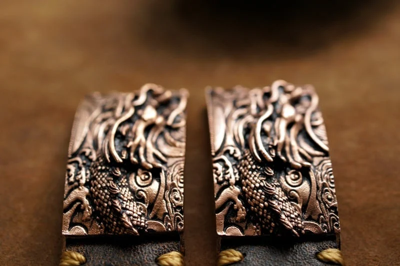 Dragon Bronze Pendants Strap ( 2pieces) for Panerai or Apple Watch 1 and 2 – image 9